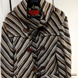 Rare! MISSONI Men's Knit Duffle Sweater US M